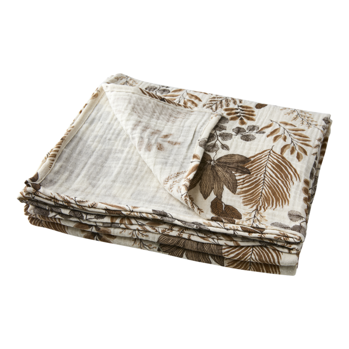 AGNES Bordsduk, Brun/vit