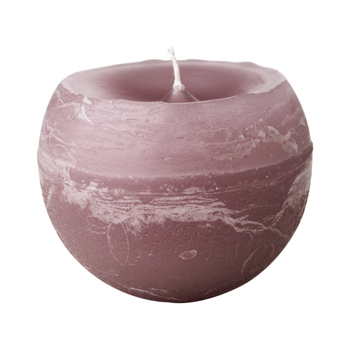 COTE NORD Ball candle M, Old rose
