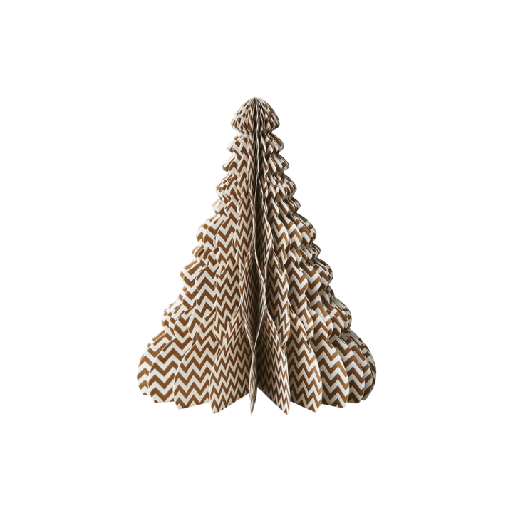 UNI Prydnadsgran L, Brun/vit