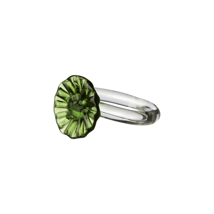 CARINA Servettring, Grön/klar