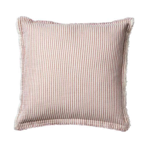 LINE Cushion cover, Pink/white