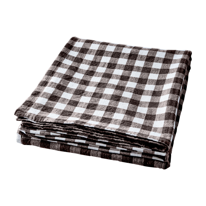 INGRID Bordsduk, Brun/elfenben