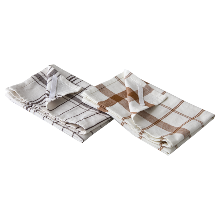 ANDERS Kökshandduk, Natur/brun, natur/beige