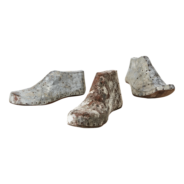 TREASURE Skoblock, Zinkfärgad/rost