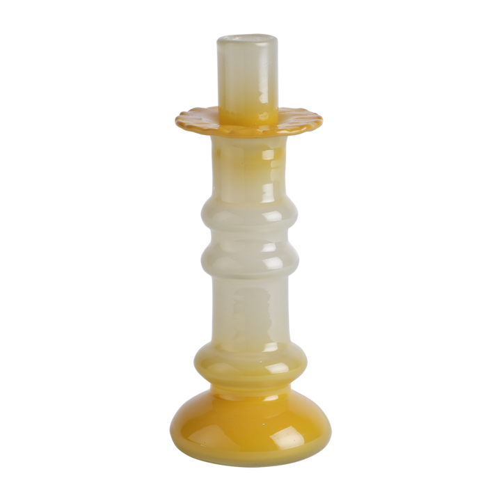 MIMOSA Ljusstake, Elfenben/gul