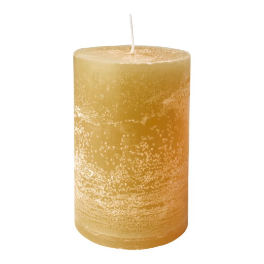 COTE NORD Pillar candle, Yellow