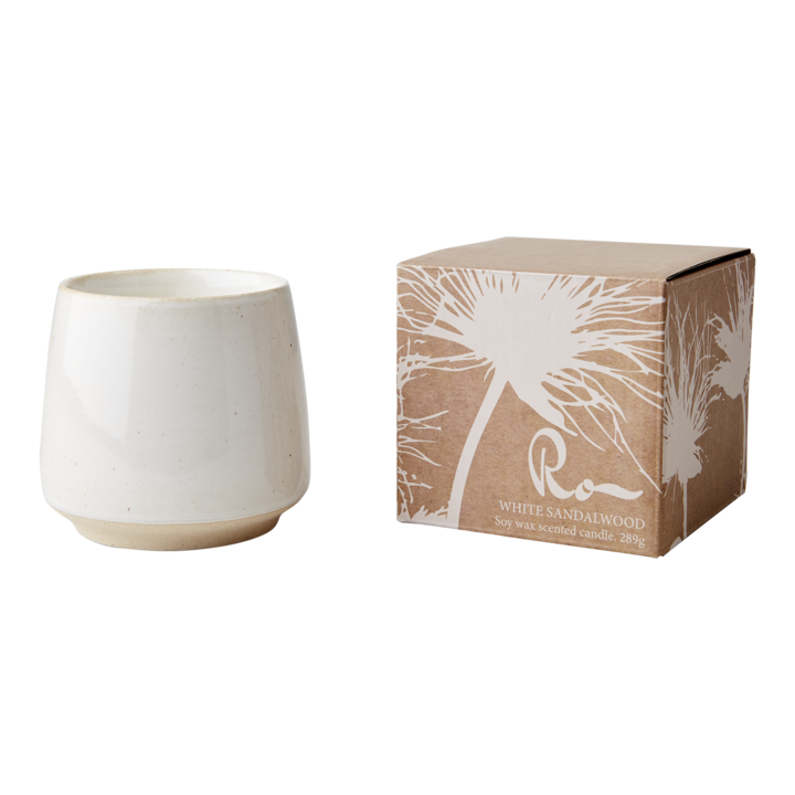 RO Scented candle White sandalwood, Beige