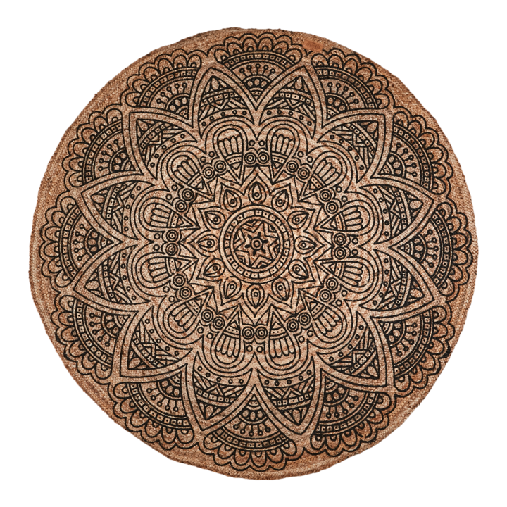 JUNI Matta L, Svart/natur