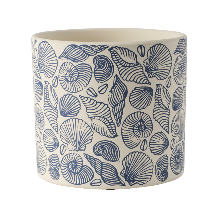 FISH Kruka, Blå/elfenben