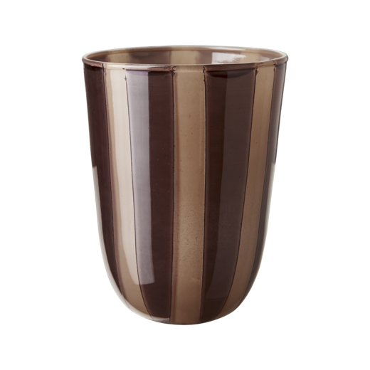 CIRCUS Värmeljushållare M, Bordeaux/beige