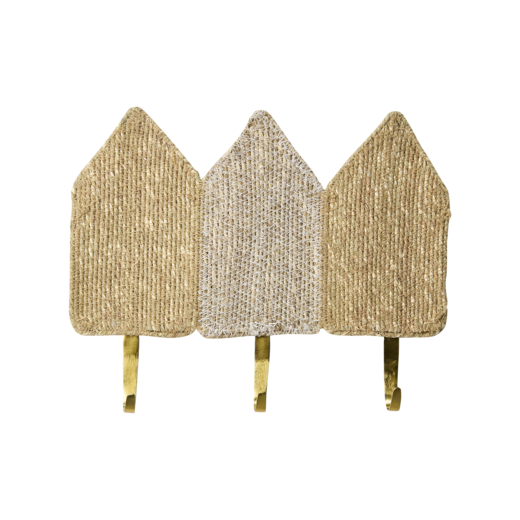 LANDO Klädhängare, Vit/natur