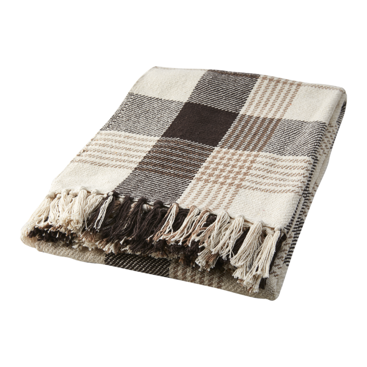 ANNA Filt, Brun/beige/elfenben