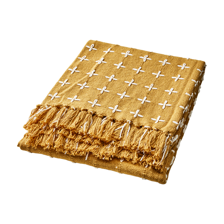 MAJA Filt, Senapsgul/vit