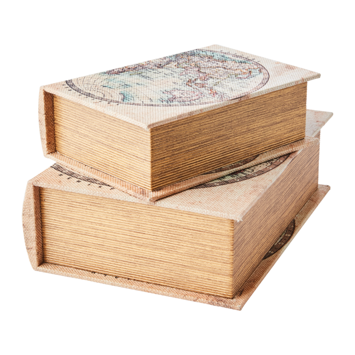 BROOKE Låda, set om 2, Natur