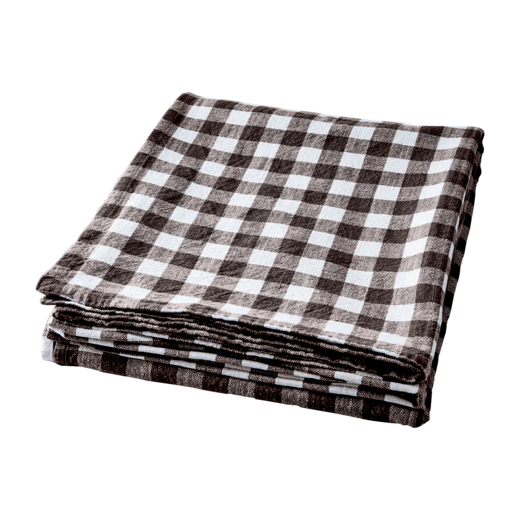 INGRID Bordsduk, Brun/elfenben