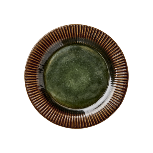 COSTA Plate, Green/brown