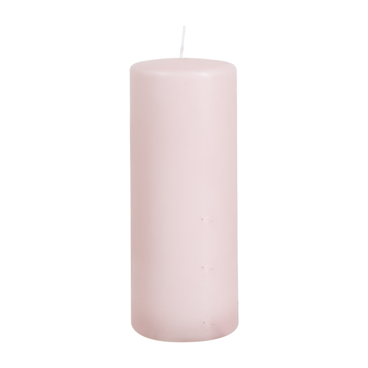 SKYLINE Pillar candle, Dusty pink