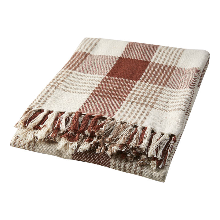 ANNA Filt, Rost/beige/elfenben