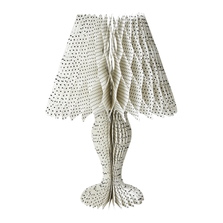 UNI Lampskärm, Vit/svart