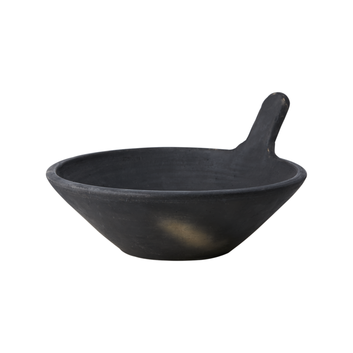 FLODA Bowl with handle M, Black