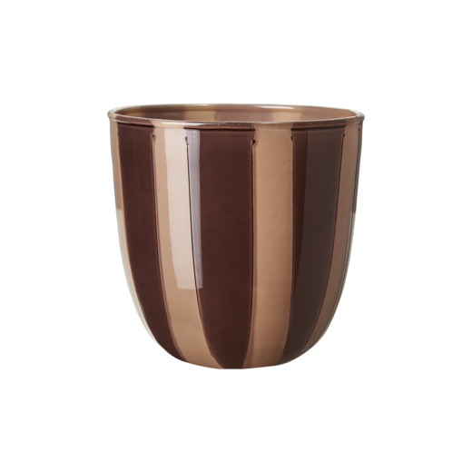 CIRCUS Värmeljushållare S, Bordeaux/beige