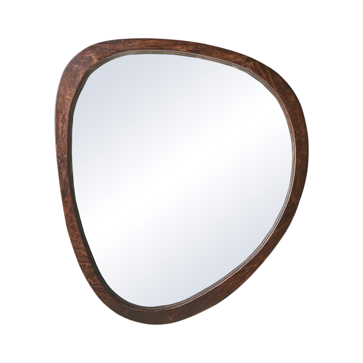 PORTLAND Spegel, Mörkbrun
