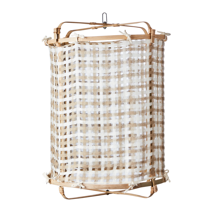 SHADE SIV Lamp frame textile cover L, Natural /white