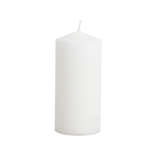 STEARIN Pillar candle, White
