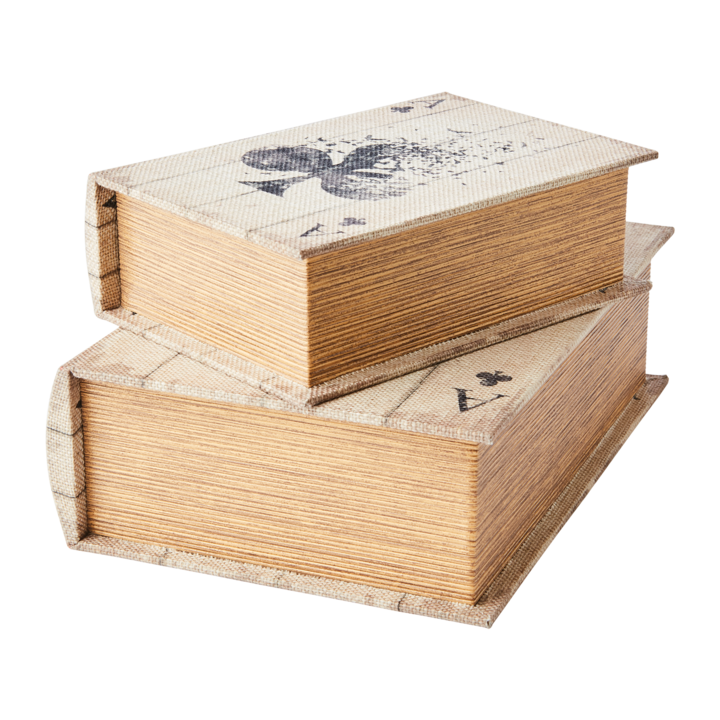 BROOKE Låda, set om 2, Svart