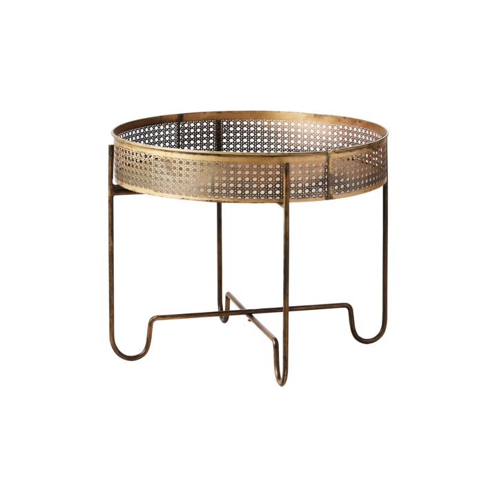 THOMAS Bord M, Mässingsfärgad