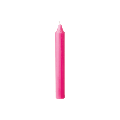 RUSTIC Kerze, Pink