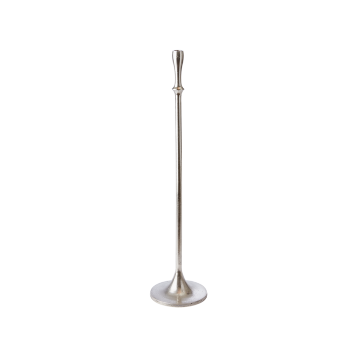 CARTER Candle holder M, Nickel colour