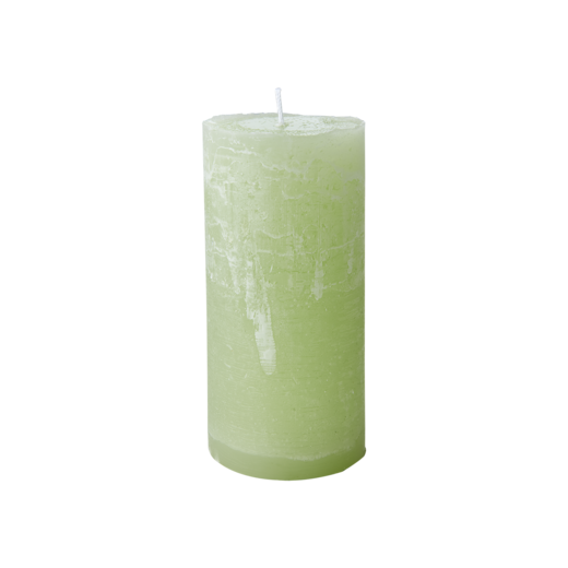 COTE NORD Pillar candle, Dusty green