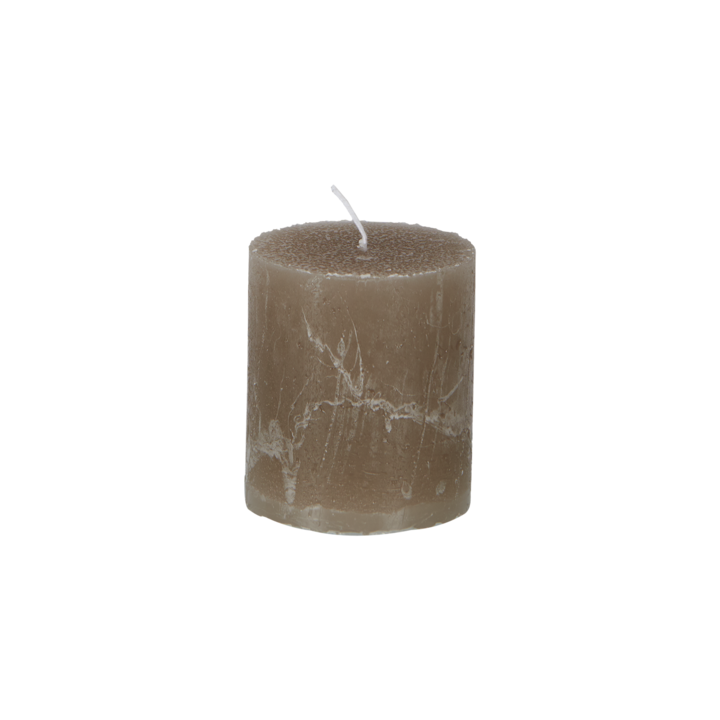 COTE NORD Pillar candle, Quarts grey