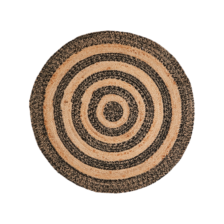 JUNI Matta S, Natur/svart