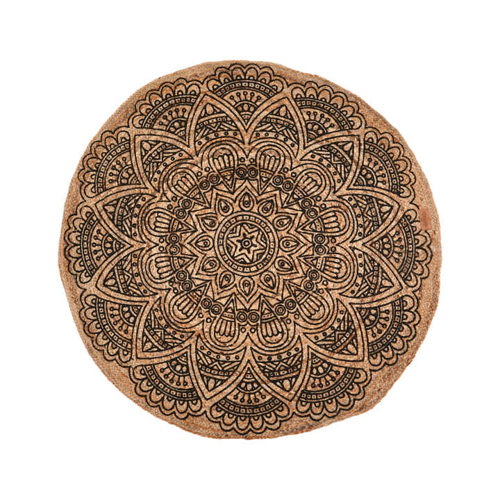 JUNI Matta M, Svart/natur