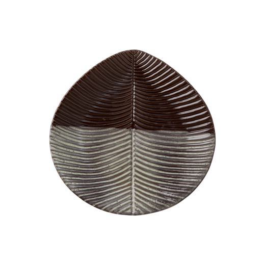 VILLE Tallrik, Brun/elfenben