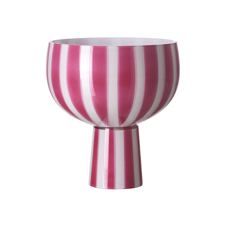 CIRCUS Skål på fot, Rosa/vit