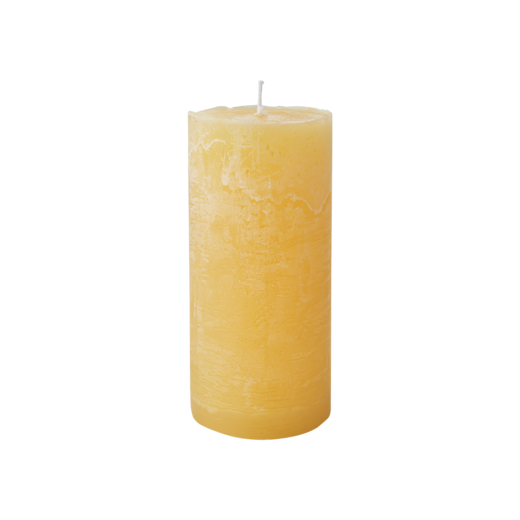 COTE NORD Pillar candle, Yellow