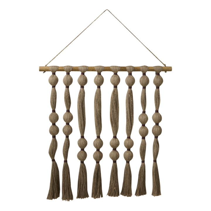 MILLA Väggdekoration, Natur/mörkröd