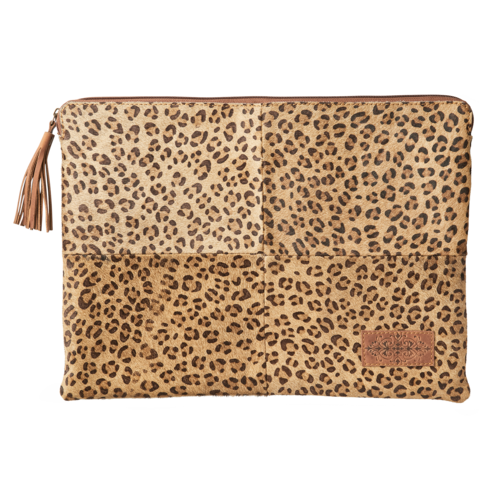 leopard laptop sleeve