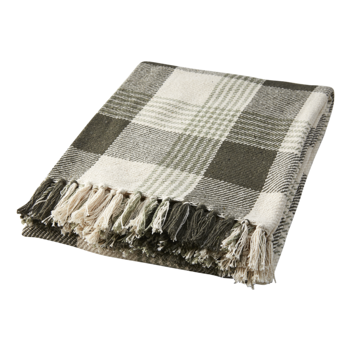 ANNA Filt, Grön/elfenben