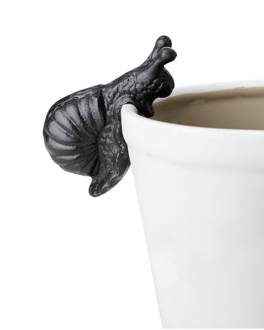 GLOBETROTTER Krukdekoration snigel, Svart