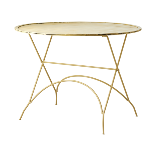 VISBY Dining table, Yellow