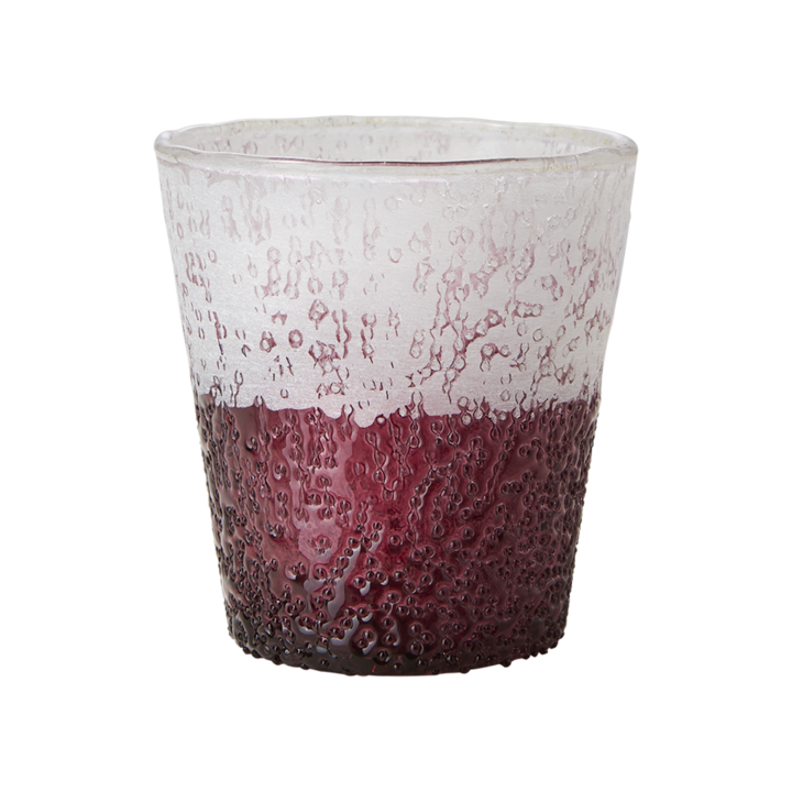 ALLY Värmeljushållare, Burgundy/vit