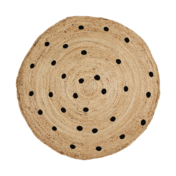 JUNI Matta S, Natur/svart