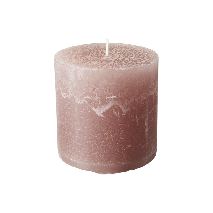COTE NORD Pillar candle, Dusty pink