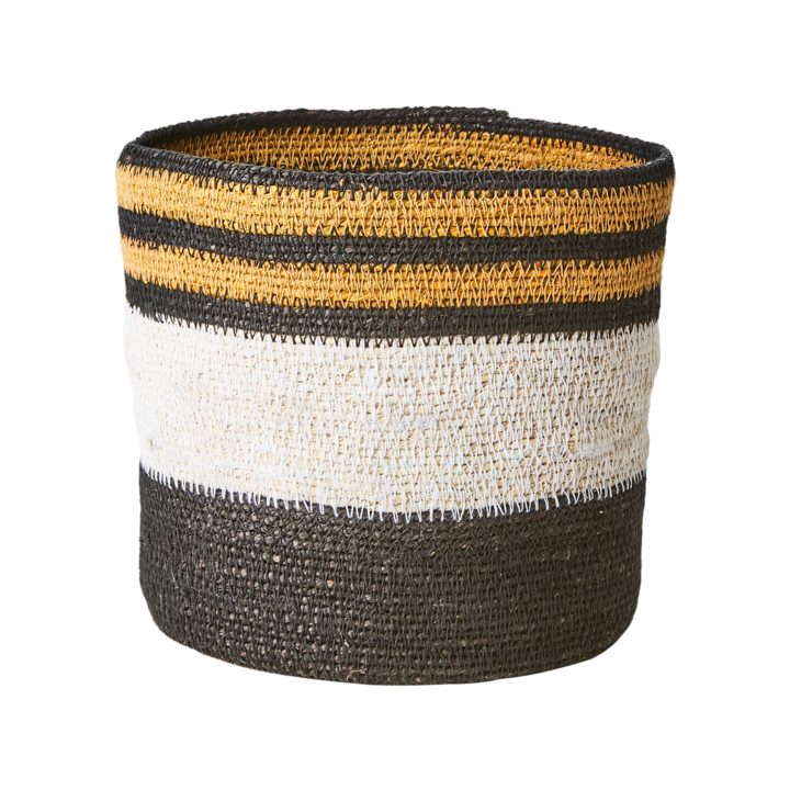 MADIBA Korg, Svart/vit/senapsgul