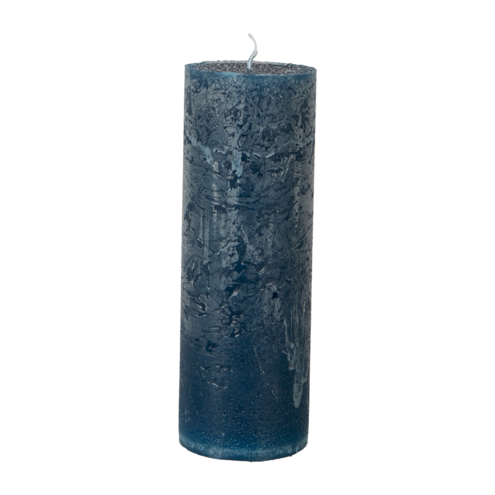 COTE NORD Bougie pilier, Bleu pétrole