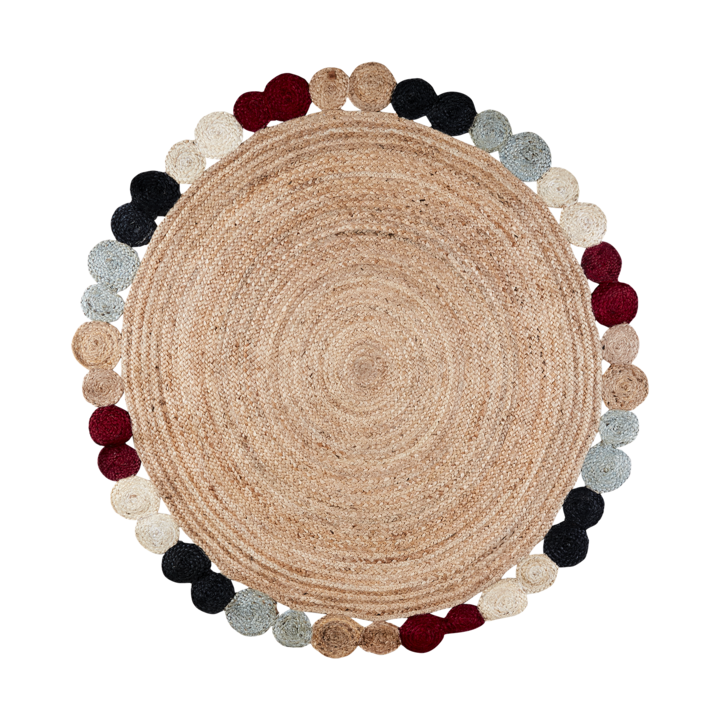 JUNI Matta L, Natur/flerfärgad